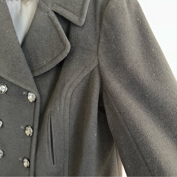 NWT Preston and York black wool double breasted peacoat women’s 16W - Picture 5 of 11